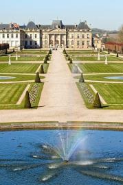 Château de Lunéville : vue du parc